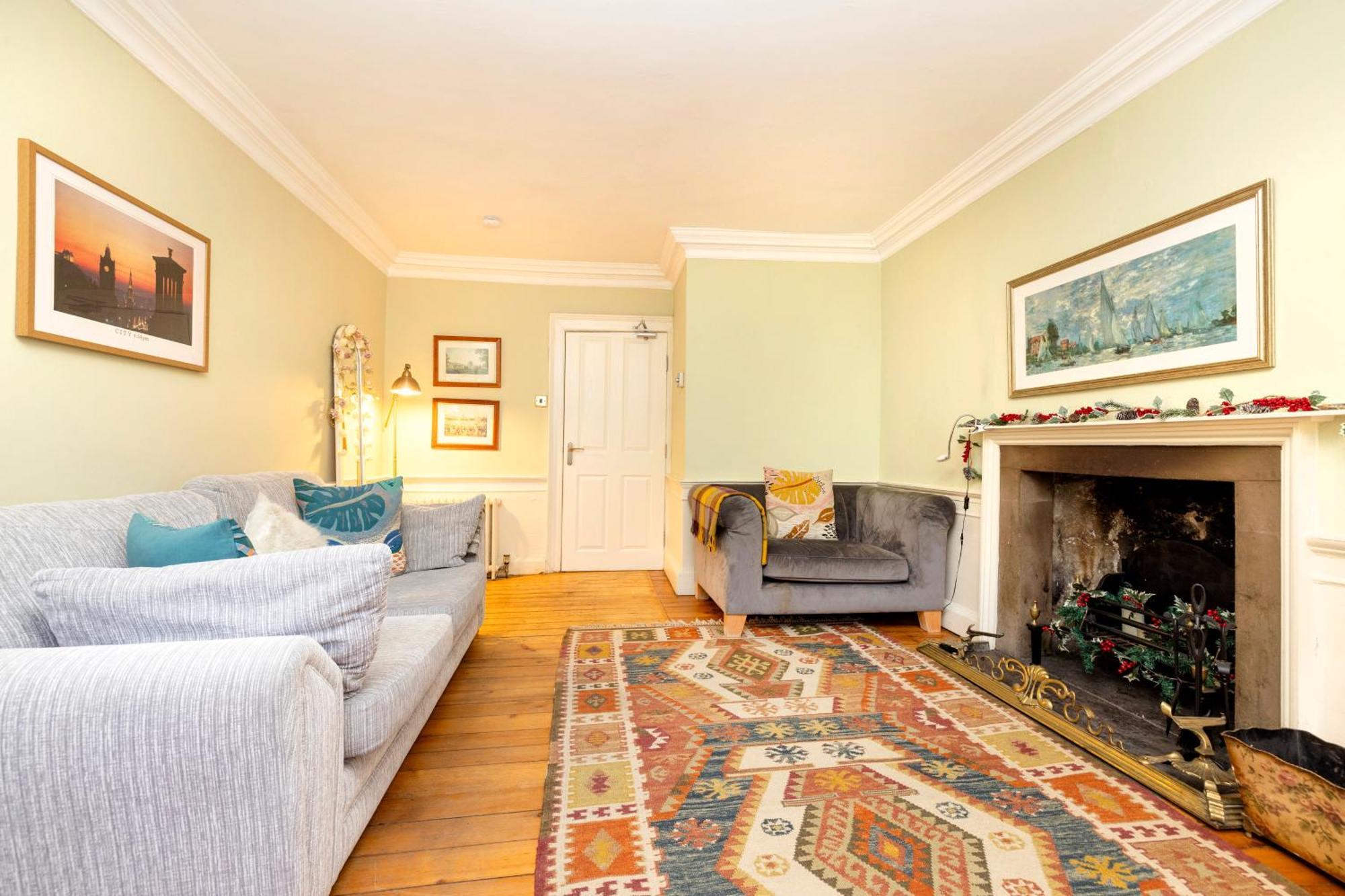 Joivy Beautiful Apartment, Private Garden, Calton Hill Edinburgh Bagian luar foto