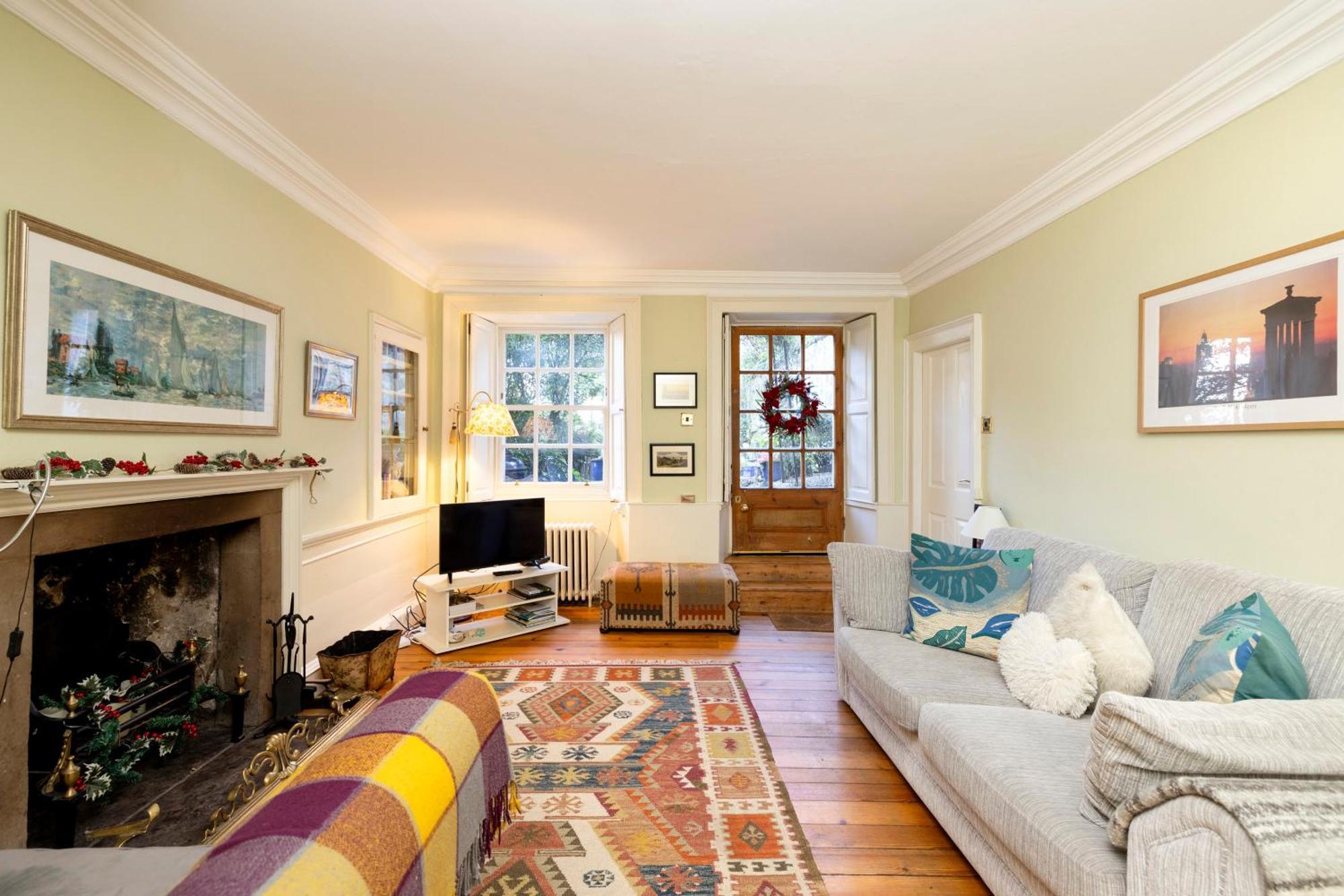 Joivy Beautiful Apartment, Private Garden, Calton Hill Edinburgh Bagian luar foto
