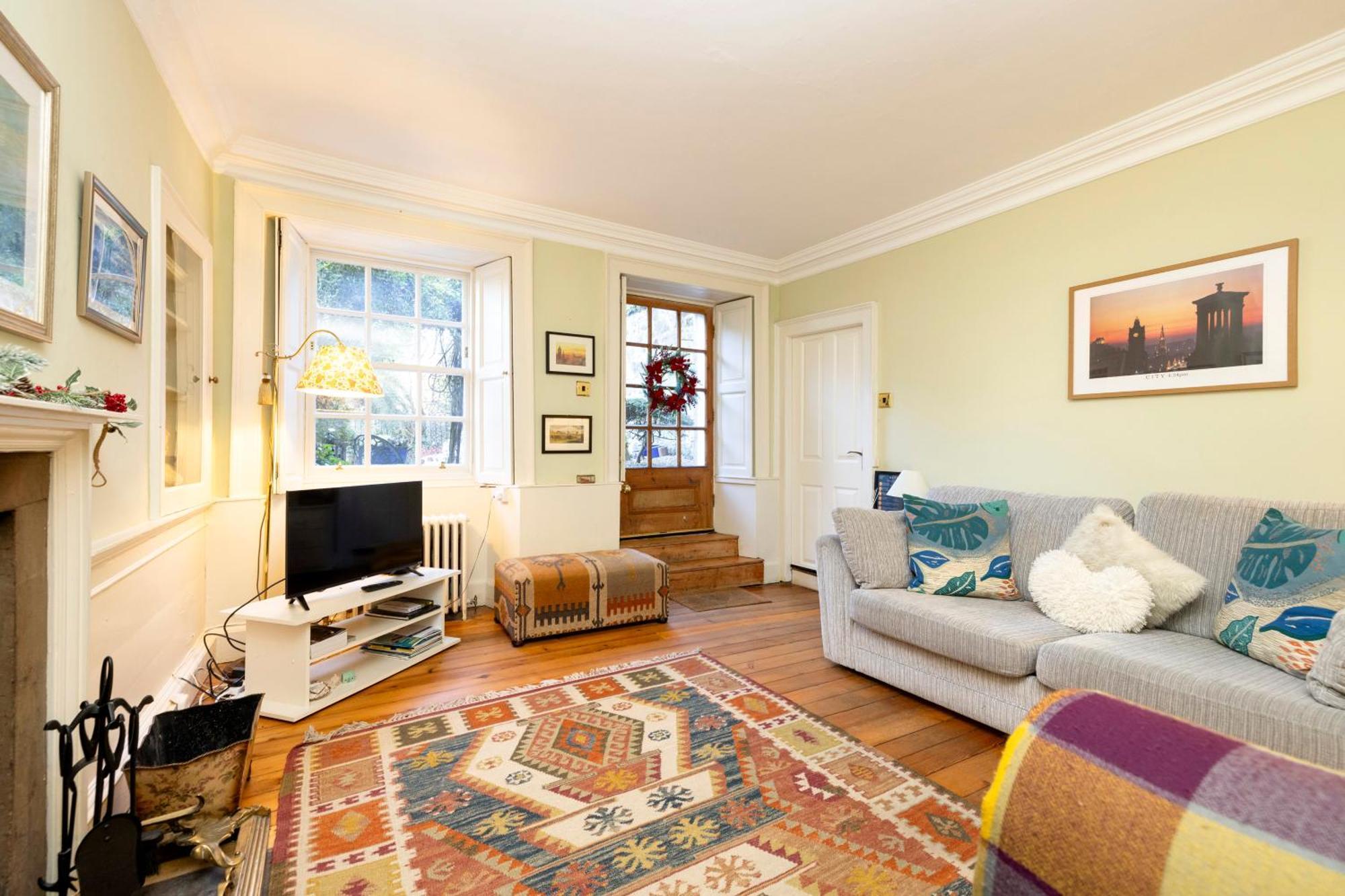 Joivy Beautiful Apartment, Private Garden, Calton Hill Edinburgh Bagian luar foto